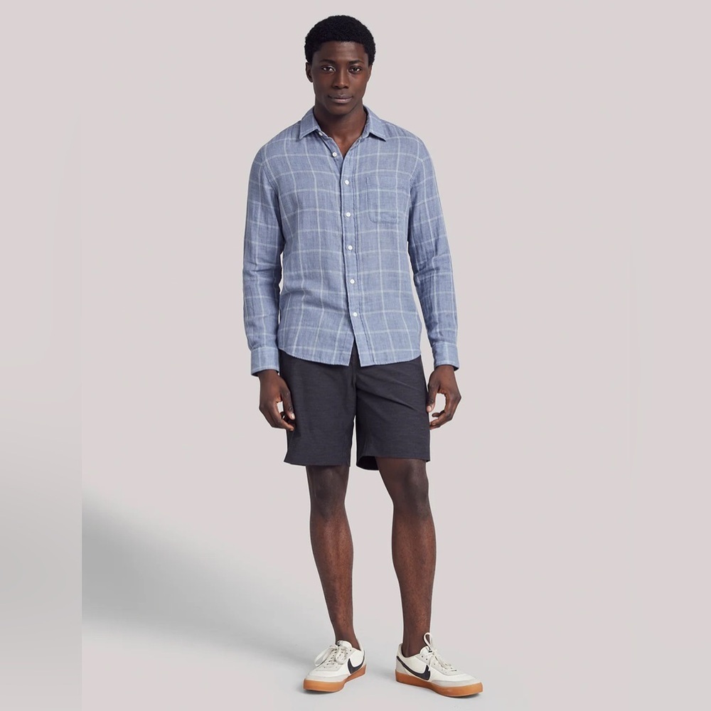 Faherty All Day™ Short 1.0 - Charcoal Gray Mens Shorts